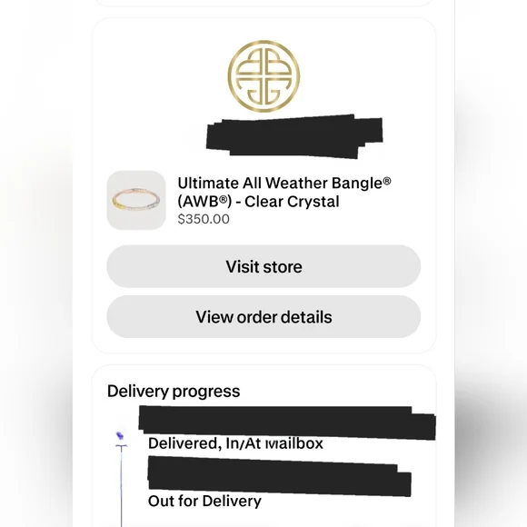 Rare budhagirl ultimate all weather bangle In 3 Metals Crystal Clear - Picture 6 of 6